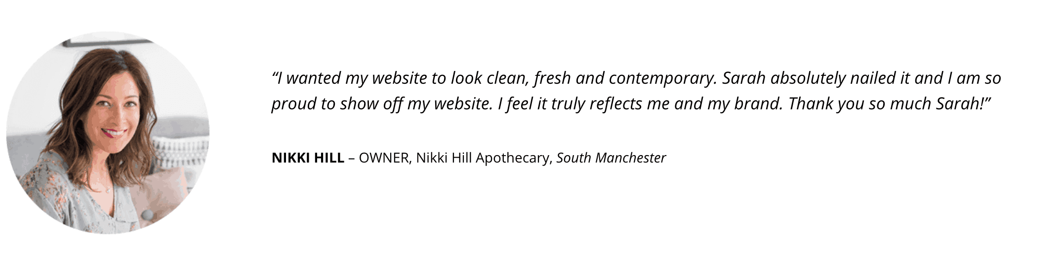 Happy Clients - Nikki Hill - Naturopath