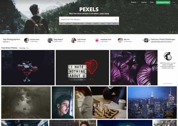 Free quality images for your website and social media - pexels.com