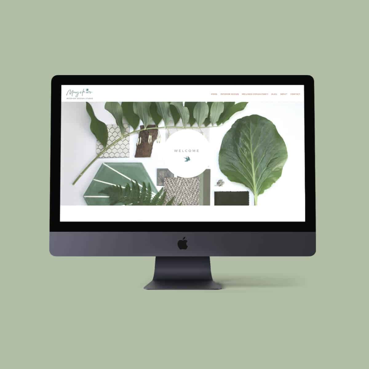 Web design for eco interior designer & wellness consultancy, Leeds by sm web designs